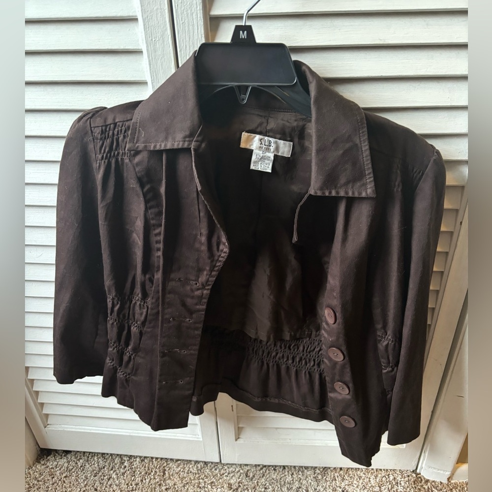 Dark Brown small blazer